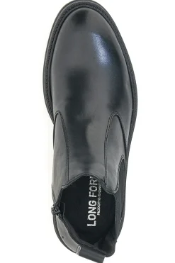 Stivaletto Beatles Vera Pelle Nero Longford 4002