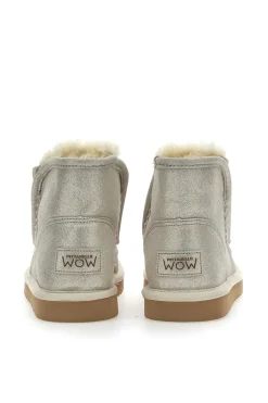 Stivaletto Vera Pelle 3178 Platino
