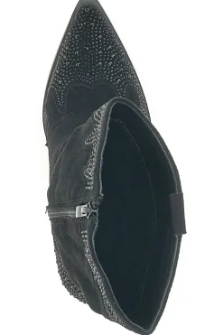 Stivali Camperos Neri con brillanti THE FIRST 505