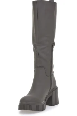 Stivali Grigio/Verdi Con Tacco a Blocco Dame Rose 837