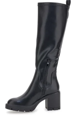 Stivali neri con platform e tacco largo Pittarello Capsule BT24182023B
