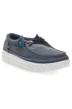 Stringate Blu In Tela Marina Militare MM1701