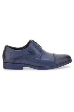 Stringate Eleganti Blu con Puntale e Lavorazione Nazareno Gabrielli 4971