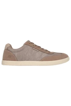 Stringate Taupe con Soletta in Memory Foam SKECHERS PLACER VINSON