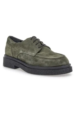 Stringato verde scamosciato PITTARELLO CLASS 510
