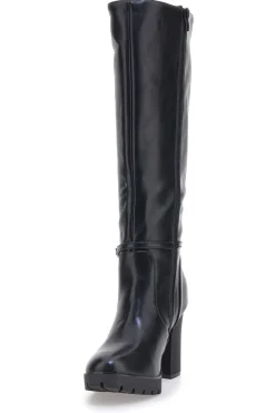 THE FIRST 6Y20866Y862G Schwarze Stiefel mit hohem Absatz