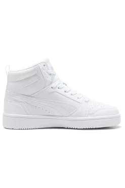 Total weiße Rebound V6 Mid Puma Jr High-Top-Sneaker