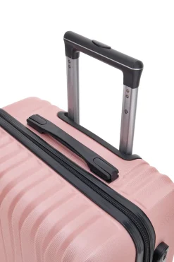 Trolley grande rosa rigido con ruote multidirezionali 2T2L 175/G