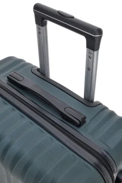 Trolley piccolo verde rigido con ruote multidirezionali 2T2L 175/P