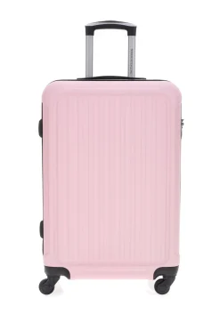 Trolley rigido rosa con chiusura TSA Indigeno 139/P