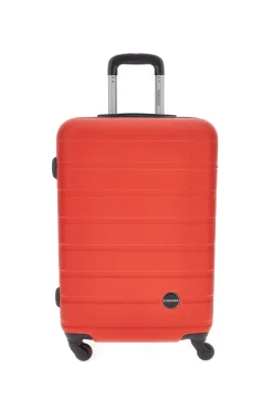 Trolley rigido rosso piccolo con 4 ruote PRIMA RIGA 140/P