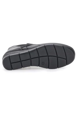 Tronchetti neri con zeppa e memory foam Pittarello 11690