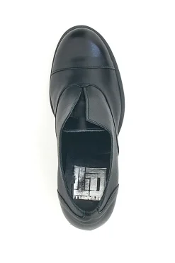 Tronchetto nero in vera pelle Made in Italy PITTARELLO ELITE 108