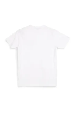 T-shirt bianca in cotone made in Italy Abarth 01