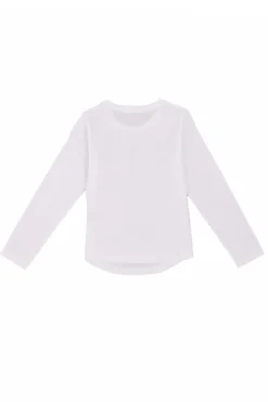 T-Shirt Bianche a Maniche Lunghe Stampata Pitt Kids PT-G-T-05054