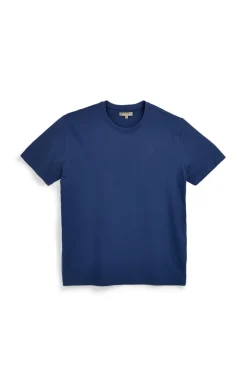 T-shirt blu girocollo manica corta Pittarello Tierra NBY703