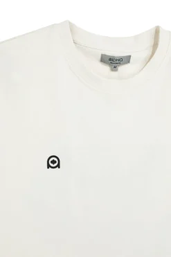T-shirt grigia stampa grafica retro Boardman alpha PT-M-T-9061