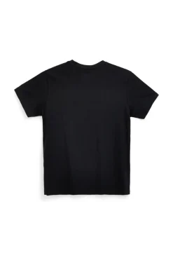 T-shirt nera a maniche corte con logo frontale No limits MATS049S24