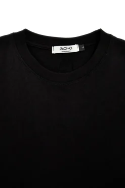 T-shirt nera girocollo a maniche corte Boardman ALPHA10