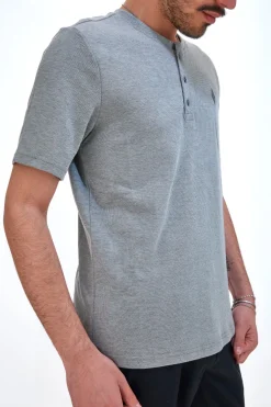 T-Shirt Skechers GOKNIT Grigia Piquet