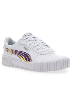 Weiße Puma Carina 2.0 Holo-Sneaker