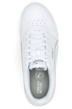 Weiße Puma Carina 2.0 Holo-Sneaker