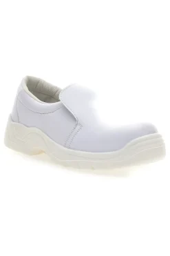 Weiße Sicherheitsschuhe Schwarzer Spross 3081