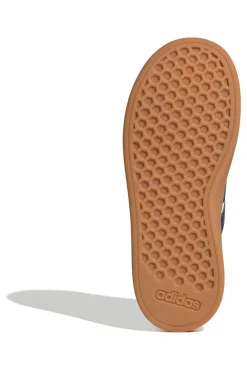 Weiße Sneakers mit Schnürsenkeln und blauen Seitenbändern Adidas GRAND COURT 2.0 K