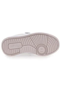 Weiße Turnschuhe mit Klettverschluss-Champion-Rebound-Grafik