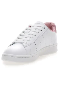 Weiße Turnschuhe mit rosa Schnürsenkeln Levi's Avenue