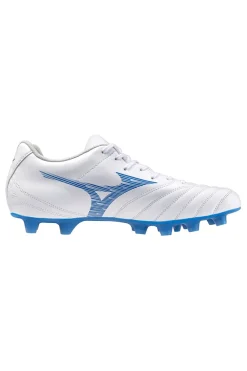 Weiße und blaue Fußballschuhe von MIZUNO MONARCIDA NEO III SELECT