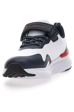 Weiße und blaue Turnschuhe mit Klettverschluss CHAMPION BOLD WINTER B PS