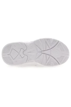 Weiße und fuchsiafarbene Sneakers mit Klettverschluss und elastischen Schnürsenkeln CHAMPION COUNTESS G PS