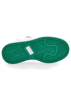 Weiße und grüne Sneakers Sevenoaks 2316