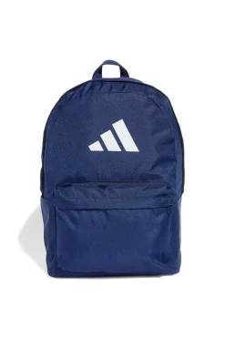 Zaino Blu Navy Minimal con Logo Adidas Classic 3 Bar Logo