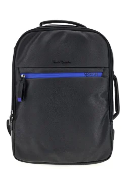 Zaino Nero con Dettagli Blu e Scomparto Porta PC Renato Balestra COB 62140/L/SRBU6
