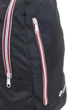 Zaino nero con zip a contrasto Lotto LTT438