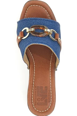 Zoccoli Jeans In Pelle Made in Italy Pittarello 25495/J