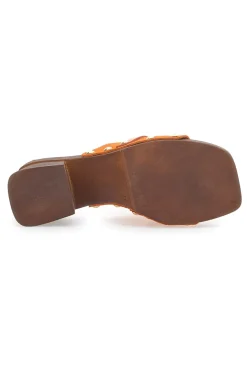 Zoccoli Riflessi Moda 15299 Arancione