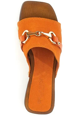 Zoccoli Riflessi Moda 15299 Arancione