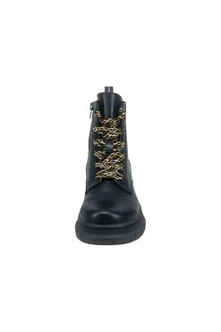 Anfibi neri caldi con zip e suola carrarmato Bagatt D35ANC355000