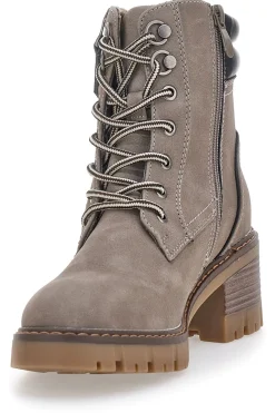 Anfibi taupe con doppia zip e interno caldo Altemberg 7