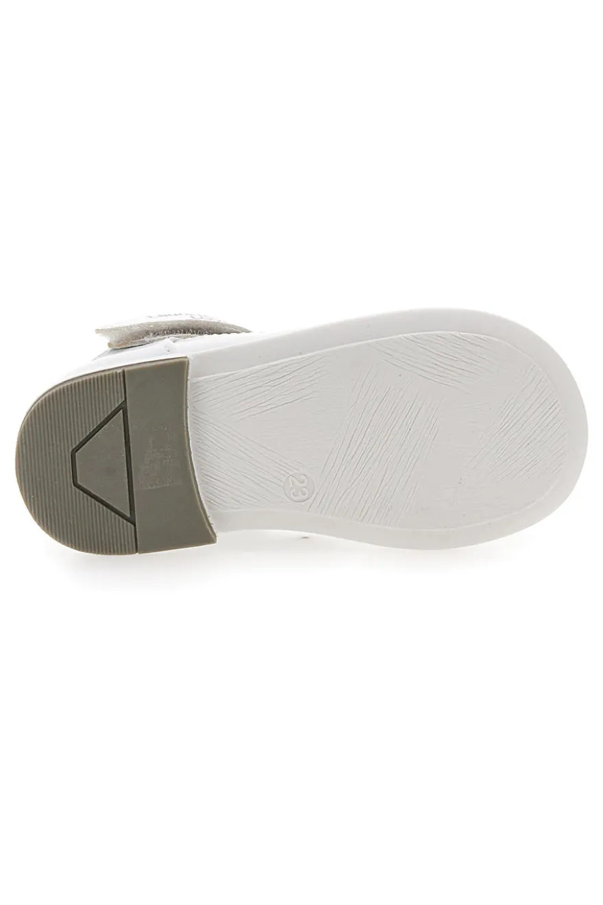 Ballerine Bianche Con Strappo In Velcro Laura Biagiotti AG16062