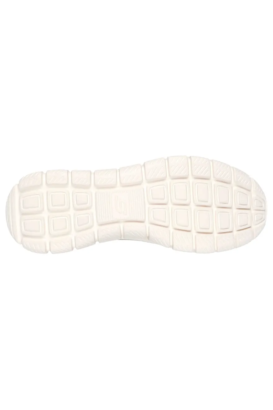 Beige Sneaker aus atmungsaktivem Mesh mit Skechers Track Front Runner Memory Foam-Innensohle