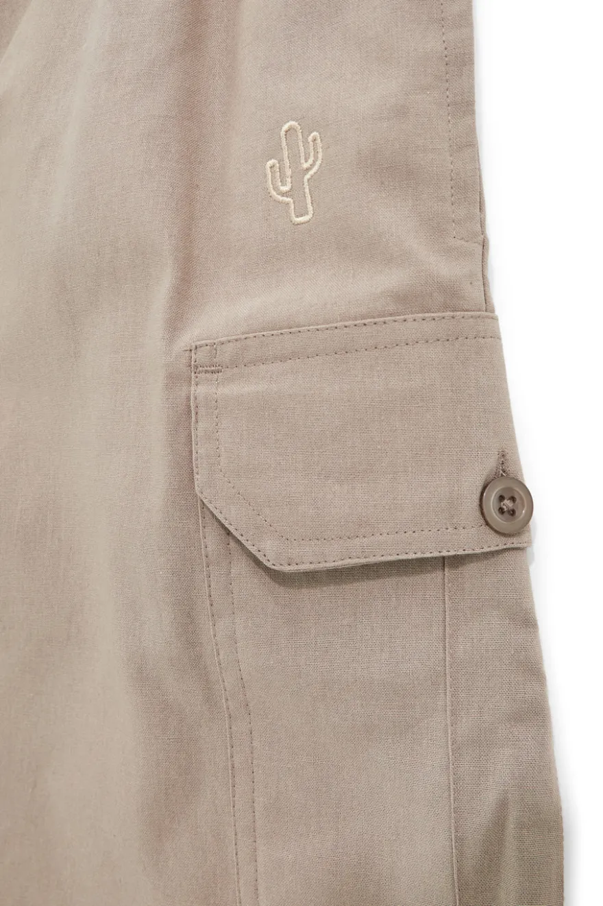 Bermuda beige cargo Pittarello tierra NBY7050