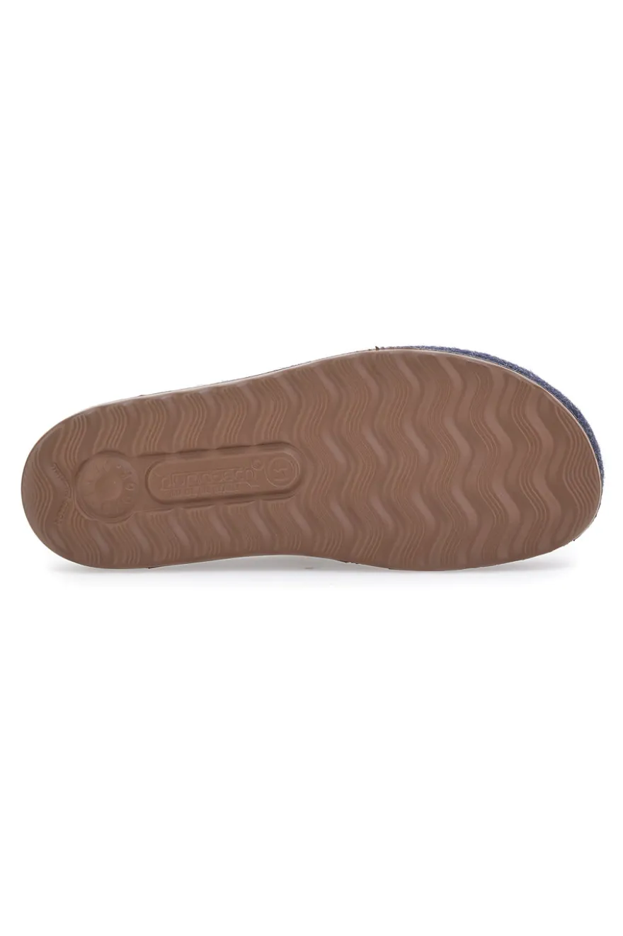 Blaue Fly Flot Hausschuhe 52720