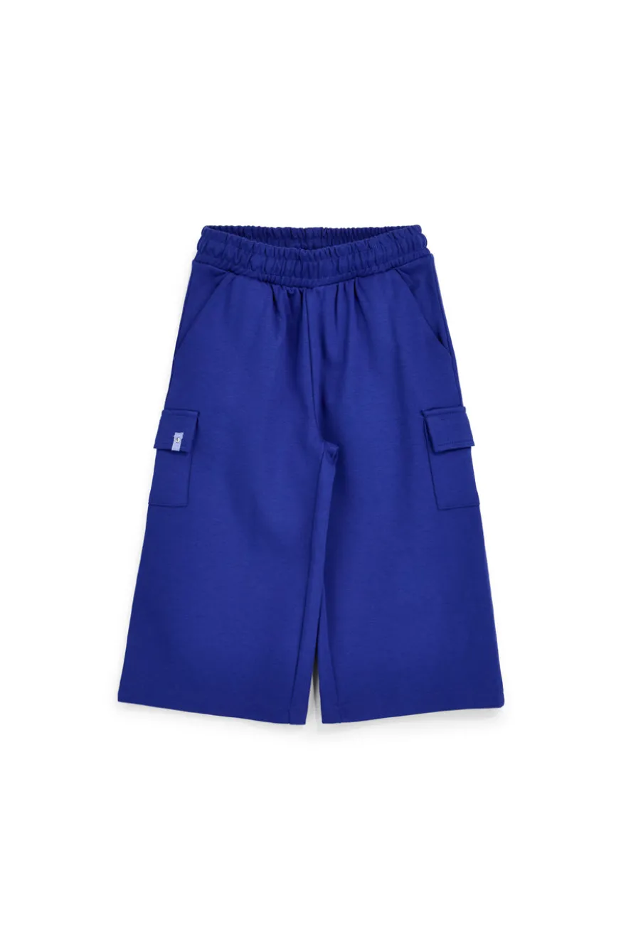 Blaue Hose mit Cargotaschen Pitt Kinder PT-G-F-9014
