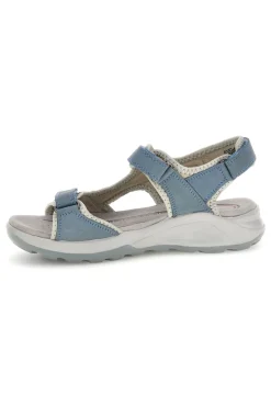 Blaue Sandalen mit Ledereinlegesohle Fly dinamic FD43