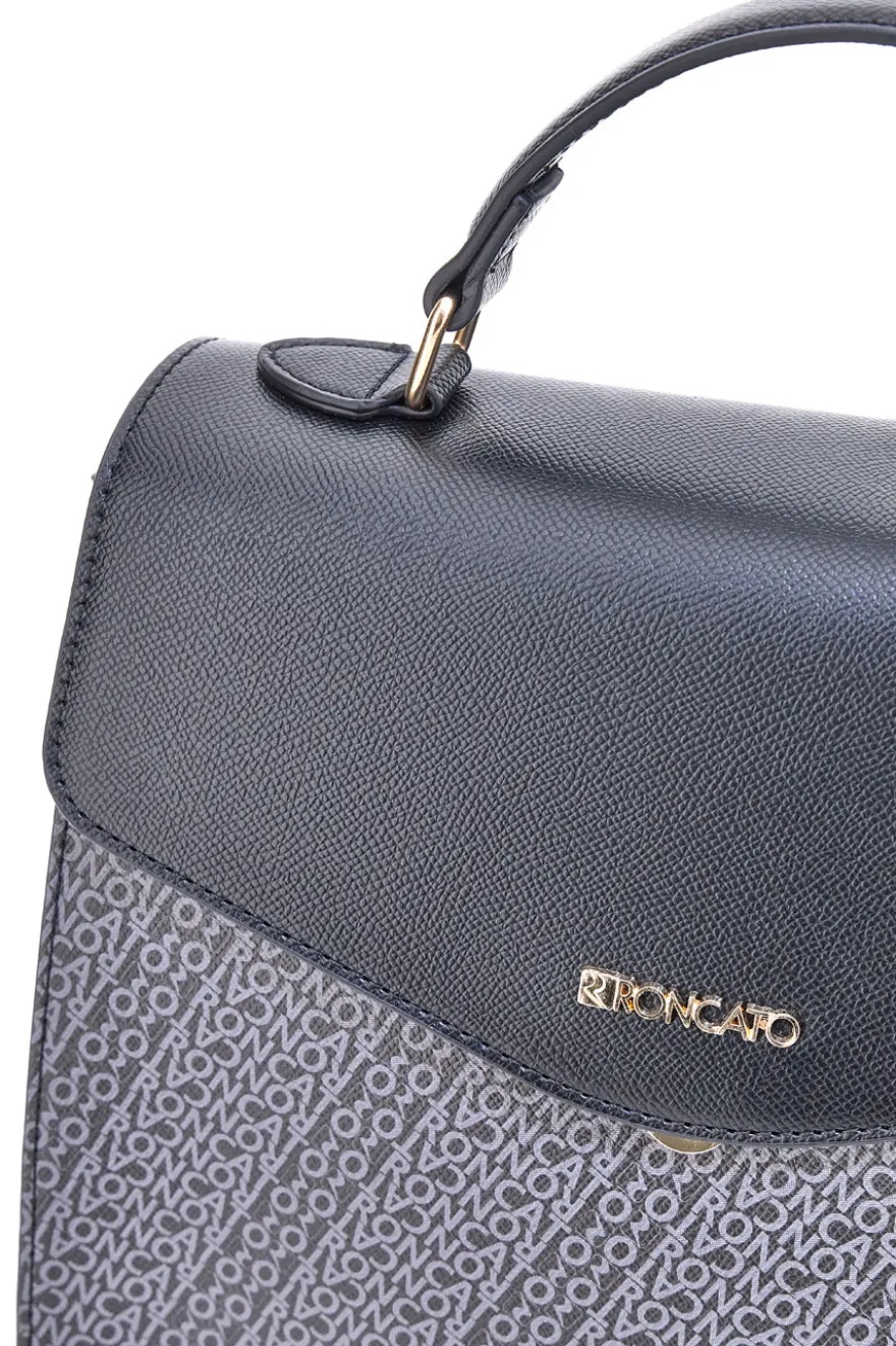 Borsa a Mano Nera Con Tracolla Aggiuntiva Roncato R5237,575