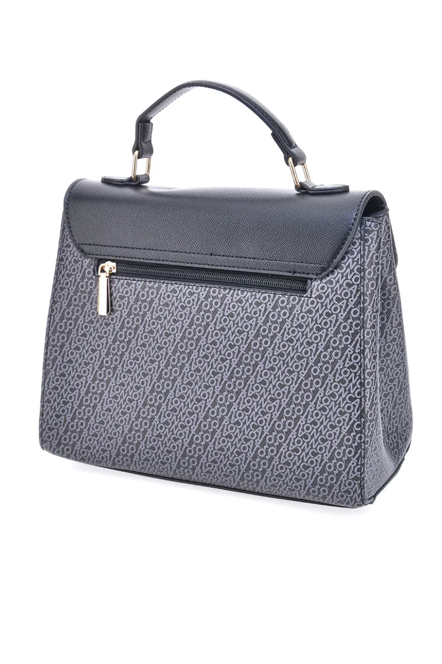 Borsa a Mano Nera Con Tracolla Aggiuntiva Roncato R5237,575